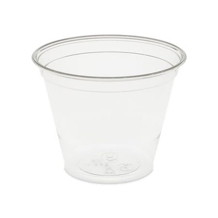 Pactivcorp Pactiv, EARTHCHOICE RECYCLED CLEAR PLASTIC COLD CUPS, 9 OZ, 975PK YP9C